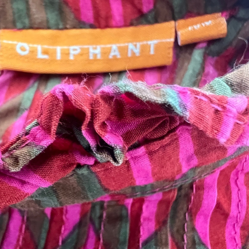 OLIPHANT PINTUCK RUFFLE BLOUSE - Picture 7 of 10